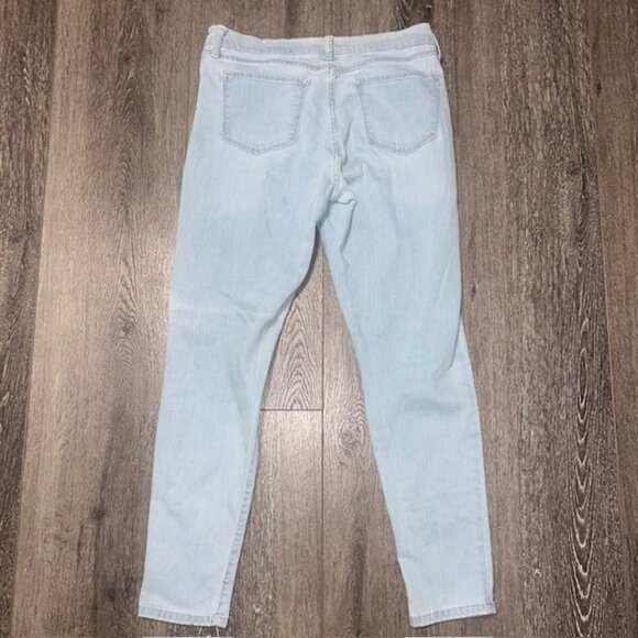 Banana Republic Skinny Fit Jeans Women's 29/8 Blue 5-Pocket Light Wash - Picture 5 of 6